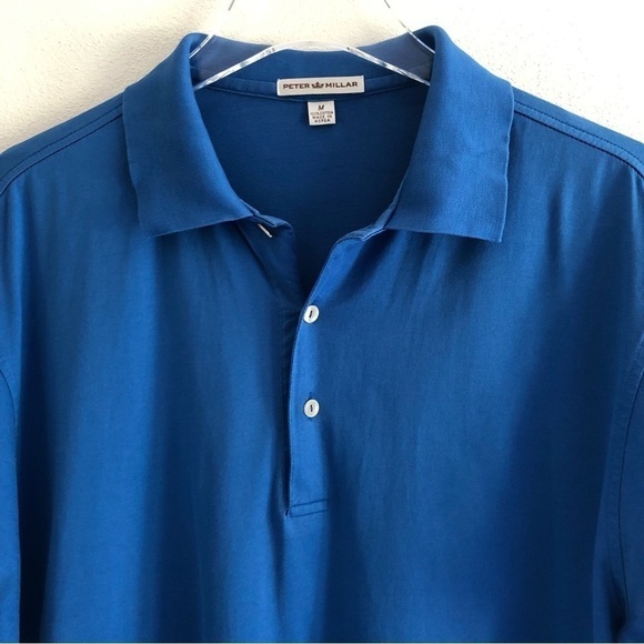 Peter Millar Short Sleeve Polo Shirt Medium - Picture 9 of 9